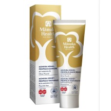 Pasta de dinti fara fluor, cu miere de Manuka MGO 400+, Propolis, ulei de Manuka (75ml) - pentru copii si adulti