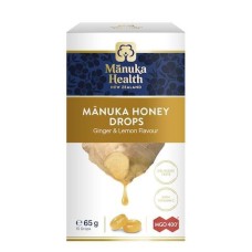 Bomboane miere de Manuka MGO 400+ (65g) (ghimbir si lamaie)