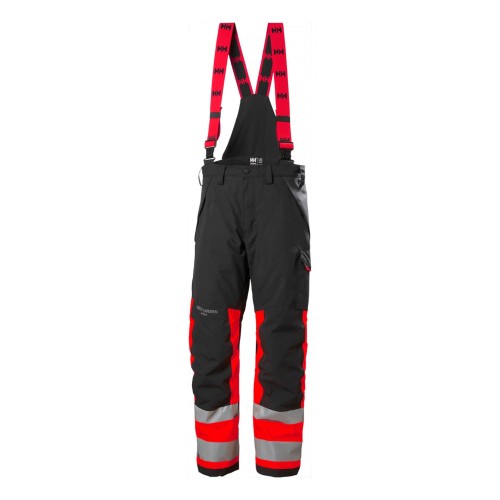 Pantaloni de lucru cu bretele Helly Hansen Alna 2.0 Shell, impermeabili, reflectorizanti, HVC1