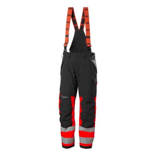 Pantaloni de lucru de iarna, cu bretele, Helly Hansen Alna 2.0 Winter, impermeabili, reflectorizanti, HVC1