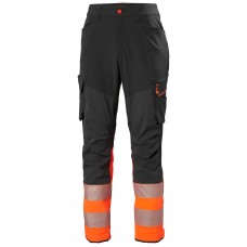Pantaloni de lucru Helly Hansen ICU BRZ Cargo CL1, portocaliu negru, C44