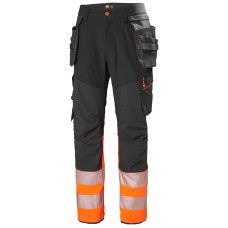 Pantaloni de lucru Helly Hansen ICU BRZ Construction CL1, portocaliu negru, C44