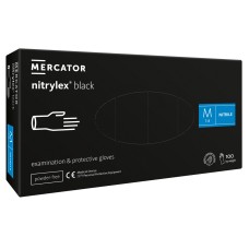 Manusi nitril nepudrate Nitrylex Black, cutie 100 bucati