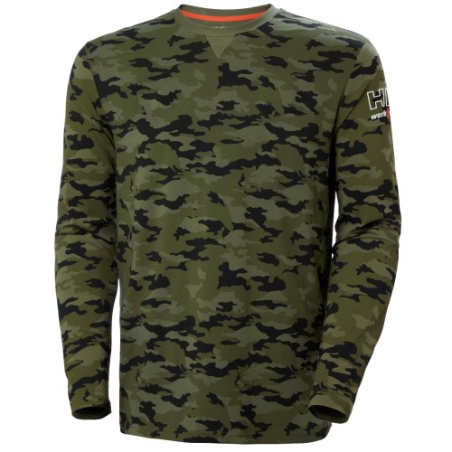 Tricou cu maneca lunga Helly Hansen Kensington, camo, S