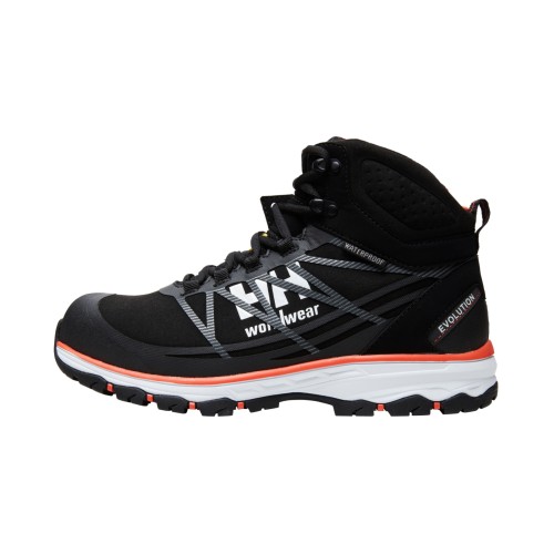 Ghete protectie Helly Hansen Chelsea Evolution Mid, S3, negru portocaliu, 36