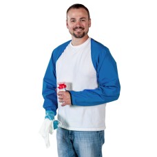 Maneci protectie mulgator Udder Tech, cu orificiu deget mare si prindere dupa gat, nailon - impermeabile, albastre