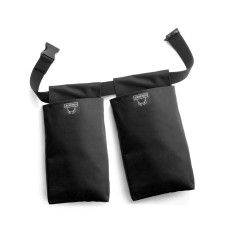 Set doua buzunare externe lungi Udder Tech, negre, R
