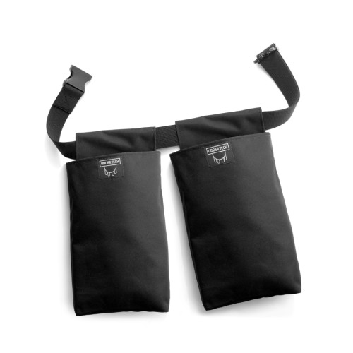 Set doua buzunare externe lungi Udder Tech, negre, R