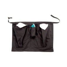 Sort mic protectie mulgator cu doua buzunare Udder Tech, nailon - rezistent la apa, cu buzunar pahar dipare, negru, R