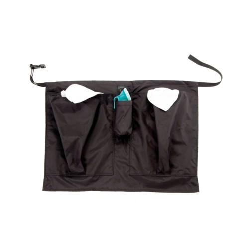 Sort mic protectie mulgator cu doua buzunare Udder Tech, nailon - rezistent la apa, cu buzunar pahar dipare, negru, R