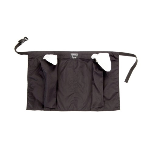 Sort mic protectie mulgator cu doua buzunare Udder Tech, nailon - rezistent la apa, negru