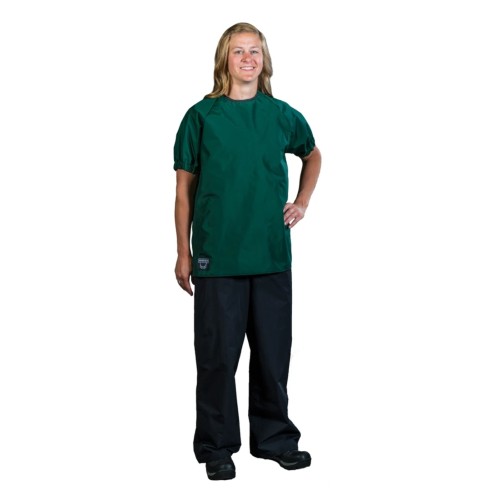 Bluza veterinar cu maneca scurta Udder Tech, nailon - impermeabila, verde
