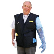 Vesta inseminator Udder Tech, nailon - rezistenta la apa, neagra