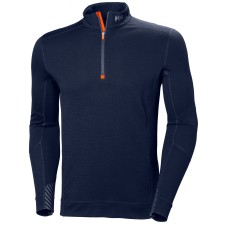 Bluza Helly Hansen Lifa Base Layer Merino Half Zip, bleumarin, XS