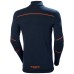 Bluza Helly Hansen Lifa Base Layer Merino Half Zip, bleumarin portocaliu, XL