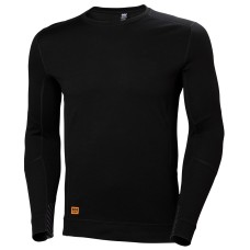 Bluza Helly Hansen Lifa Max Base Layer Crewneck, neagra, XL