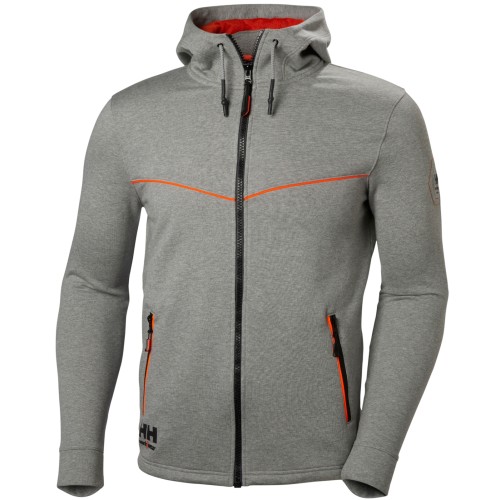 Hanorac cu gluga Helly Hansen Chelsea Evolution, gri, S