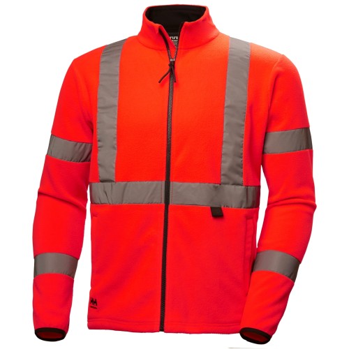Jacheta reflectorizanta Helly Hansen Addvis Fleece CL3, rosie, S