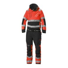 Combinezon de lucru reflectorizant Helly Hansen Alna 2.0 Shell CL3, rosu negru, C44