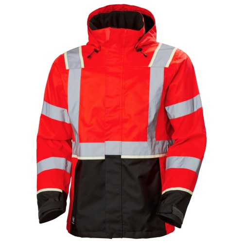Geaca cu gluga Helly Hansen UC-ME Shell, impermeabila, reflectorizanta, HVC3