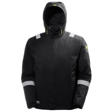 Geaca de iarna cu gluga Helly Hansen Manchester Winter, impermeabila, neagra