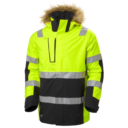 Geaca de iarna cu gluga imblanita Helly Hansen Alna 2.0 Winter Parka, impermeabila, reflectorizanta, HVC2, 3