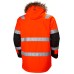 Geaca de iarna cu gluga imblanita Helly Hansen Alna Winter Parka, rosu negru, S