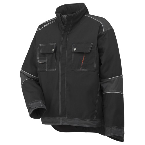 Jacheta captusita Helly Hansen Chelsea, negru gri inchis