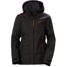 Jacheta dama cu gluga Helly Hansen Luna Shell, neagra, XS