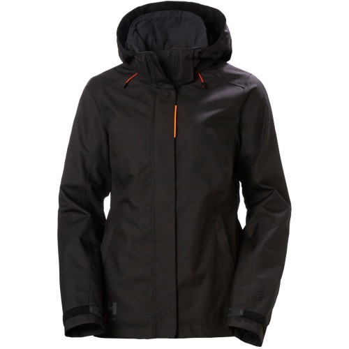 Jacheta dama cu gluga Helly Hansen Luna Shell, neagra, XS