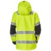 Jacheta dama reflectorizanta cu gluga Helly Hansen Luna Shell CL2, galben negru, XL