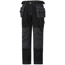 Pantaloni de lucru bumbac Helly Hansen Chelsea Construction, negru gri inchis, C52