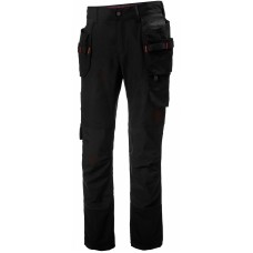 Pantaloni de lucru dama Helly Hansen Luna Construction, negri, C34