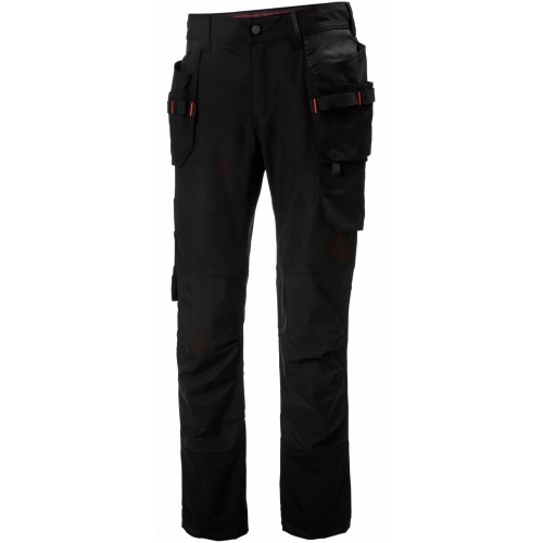 Pantaloni de lucru dama Helly Hansen Luna Construction, negri, C34