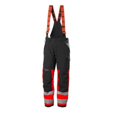 Pantaloni de lucru de iarna, cu bretele, Helly Hansen Alna 2.0 Winter, impermeabili, reflectorizanti, HVC1