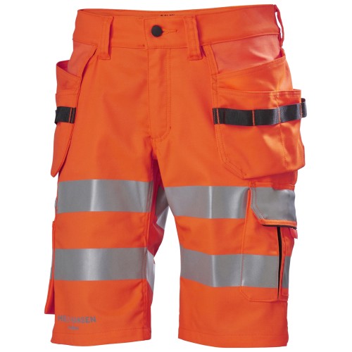 Pantaloni de lucru scurti Helly Hansen Alna 2.0 Construction, reflectorizanti, HVC1