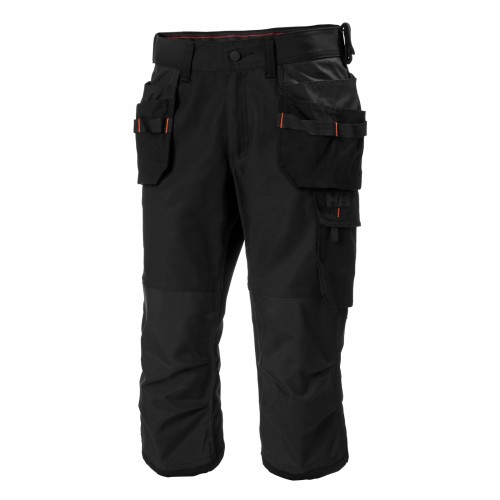 Pantaloni de lucru trei sferturi Helly Hansen Oxford Pirate, negri, C44
