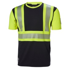 Tricou reflectorizant Helly Hansen ICU CL1, galben negru, S