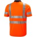 Tricou polo reflectorizant Helly Hansen Addvis CL1, portocaliu, XS