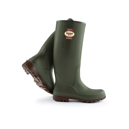 Cizme protectie Bekina Litefield, O4, verde maro