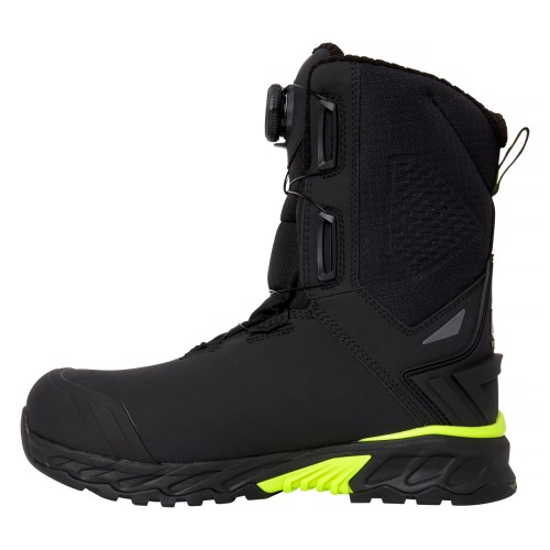 Bocanci protectie Helly Hansen Magni Evolution Winter Tall BOA S7L HT, negru lime, 42