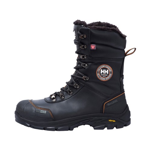 Bocanci protectie imblaniti Helly Hansen Chelsea Winterboot, S3, negru portocaliu, 40