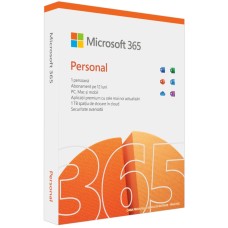 Licenta Microsoft 365 Personal 64-bit, Engleza, Subscriptie 1 An, 1 Utilizator, 1 TB stocare OneDrive per utilizator, Retail