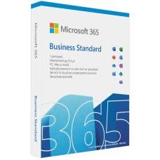 Licenta Microsoft 365 Business Standard 64-bit, Engleza, Subscriptie 1 An, 1 Utilizator, 1 TB stocare OneDrive per utilizator, Retail