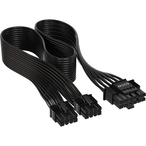 Cablu componente Corsair 2x 8-Pin PCIe - 1x 16-Pin PCIe 5.0 12VHPWR