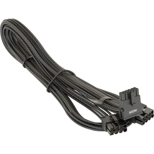 Cablu componente Seasonic 2x 8-Pin PCIe - 1x 16-Pin PCIe 5.0 12VHPWR 90° Black