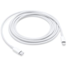 Cablu de date / adaptor Apple USB-C Male la Lightning Male, 2 m, White