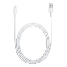 Cablu de date / adaptor Apple USB Male la Lightning Male, 1 m, White