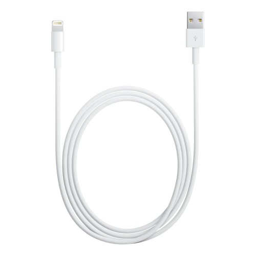 Cablu de date / adaptor Apple USB Male la Lightning Male, 1 m, White