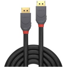 Cablu video LINDY Anthra, DisplayPort Male - DisplayPort Male, v1.4, 2m, negru-gri